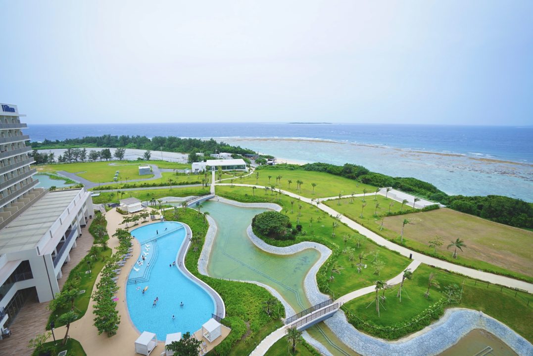 ヒルトン沖縄瀬底リゾート客室からの景色