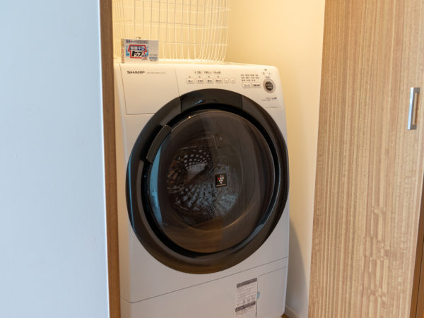 プールヴィラの設備 洗濯乾燥機