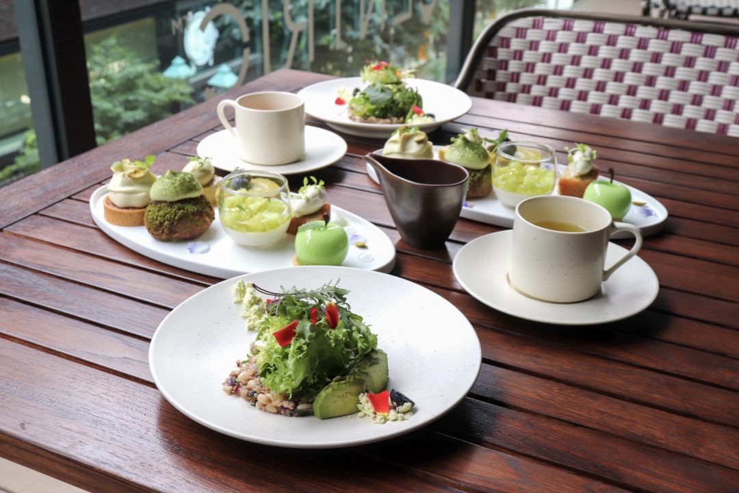 『ハイアット セントリック 銀座 東京』で開催中の「Botanical Green Afternoon Tea（ボタニカルグリーンアフタヌーンティー）」
