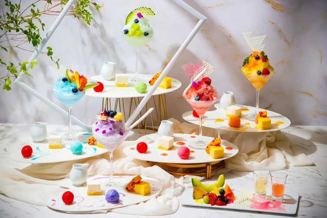 「ザ ストリングス 表参道」の『CANVAS ART SHAVE ICE PARFAIT！』