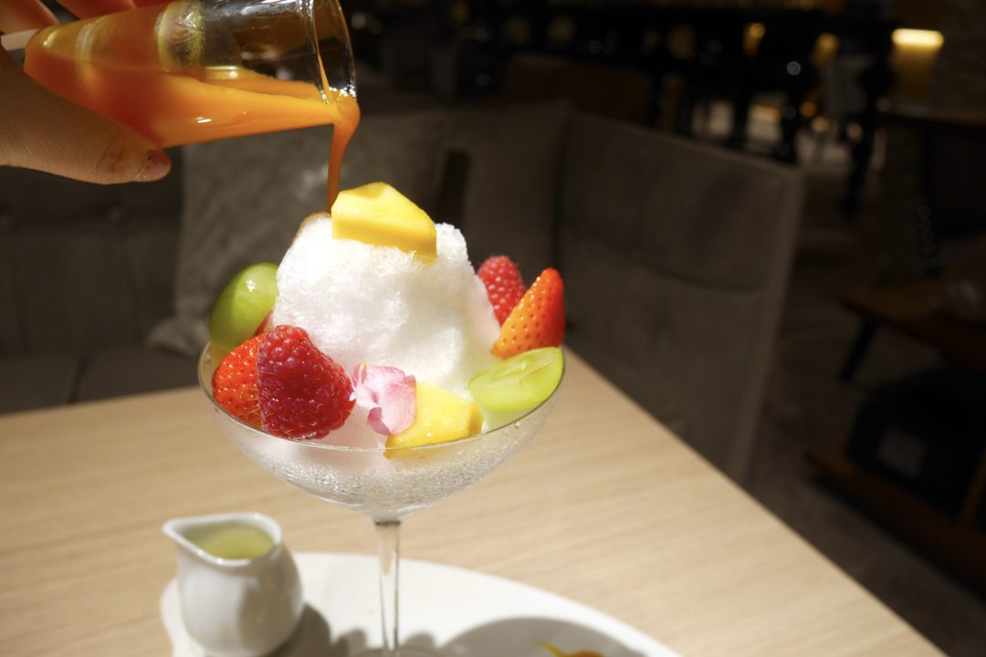 「ザ ストリングス 表参道」の『CANVAS ART SHAVE ICE PARFAIT！』